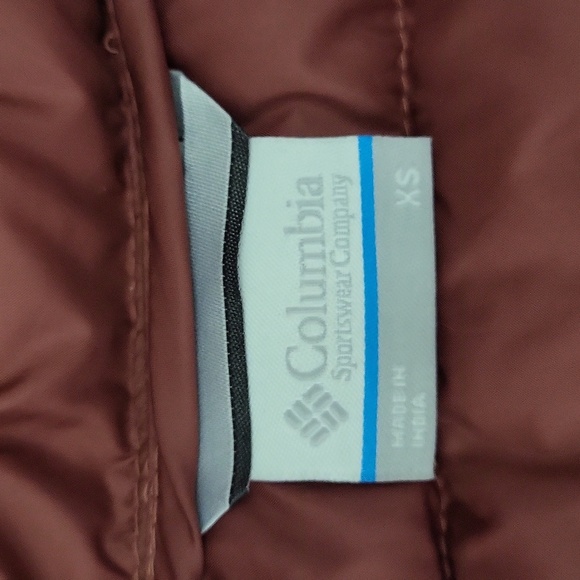 Columbia Womens XS Chestnut‎ Clearing Jacket Regular Fit Omni-Shield Puffer NEW - Picture 5 of 13